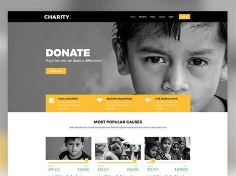 trust website template free download|Free Responsive Bootstrap 4 HTML5 Charity Website Template.